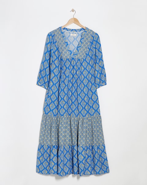 Julipa Mix Print Midi Dress