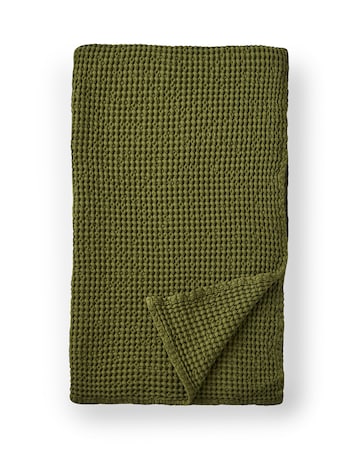 Pineapple Elephant Jaipur Waffle Cotton Throw