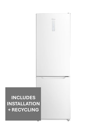 Midea Fridge Freezer - White + Installation