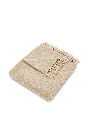 Woven Crosshatch Indoor/Outdoor Throw