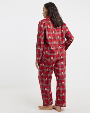 Bear Print Family Pyjamas - Womens