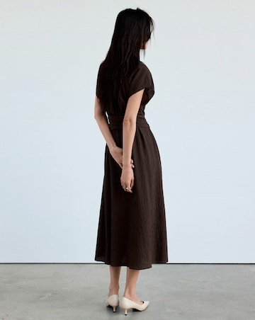 Mango Belt Shirt Dress