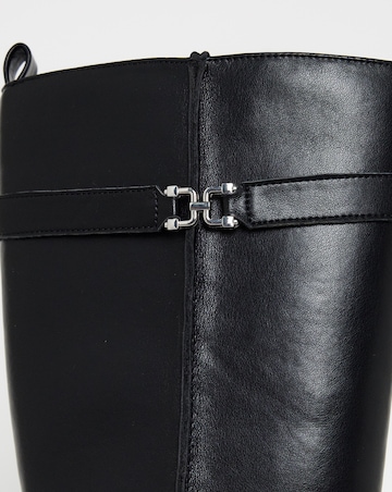 Wendy Knee High Block Heel Boots - Wide Fit (E) & Curvy Calf