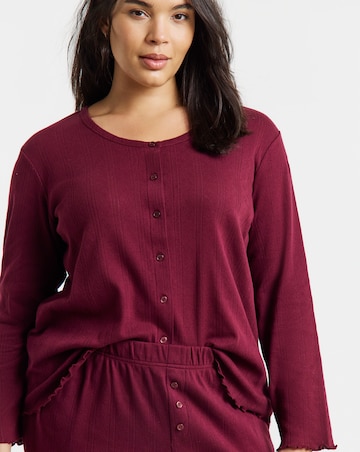 Pretty Secrets Pointelle Rib Pyjama Set
