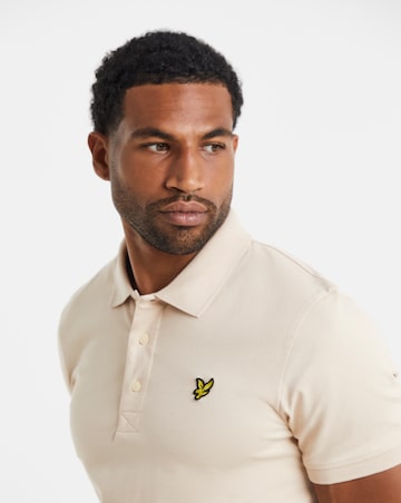 Lyle & Scott Classic Short Sleeve Polo Shirt - Beige