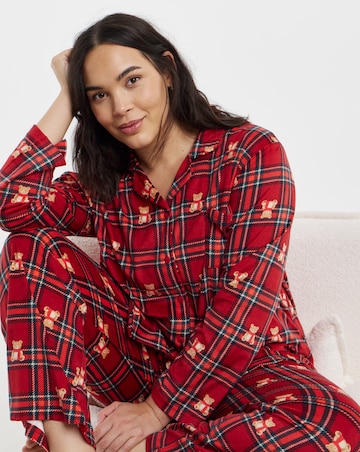Bear Print Family Pyjamas - Womens
