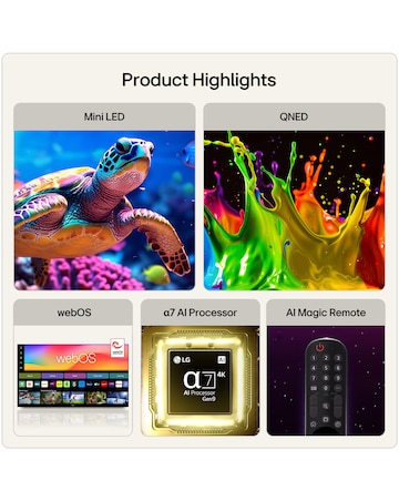 LG 55QNED7EB3C 55in QNED evo AI 4K Smart TV