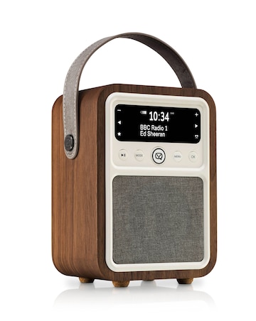 VQ Retro Mini DAB Radio - Walnut
