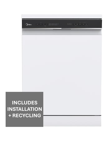 Midea Dishwasher - White + Installation