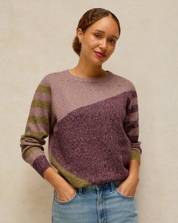 White Stuff Talia Nep Abstract Jumper