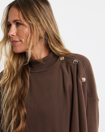 Mocha Soft Touch Cape Top