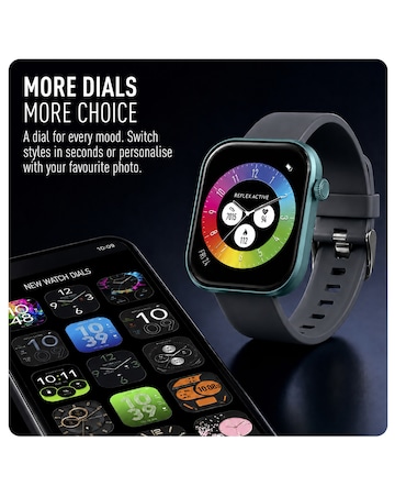 Reflex Active Spectre Silicone Strap Smart Watch - Cool Grey