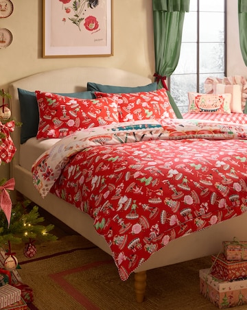 Cath Kidston Christmas Nutcracker Scene Duvet Cover Set