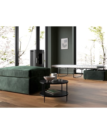 Jay-Be Brushed Twill Footstool Bed with Comfort Mattress