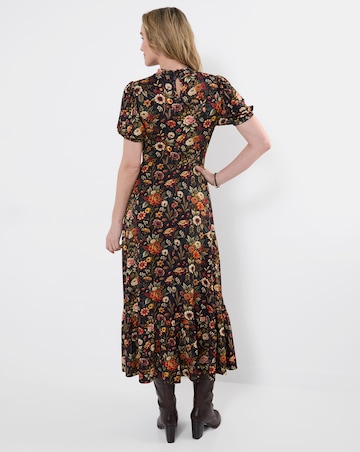 Joe Browns Petite Autumn Florals High Neck Jersey Maxi Dress
