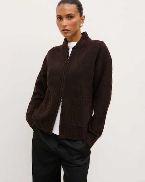 Pretty Lavish Camille Knit Bomber
