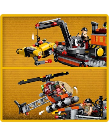 LEGO Jurassic World Mosasaurus Dinosaur Boat Attack 77983