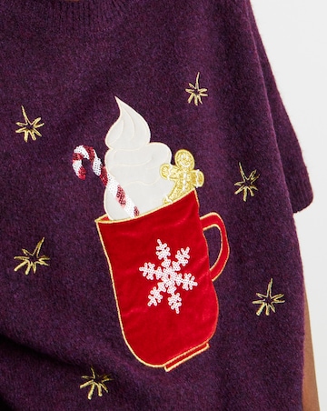 Novelty Hot Coco Short Sleeve Jumper