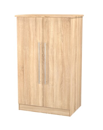 Osprey Ready Assembled 2 Door Midi Wardrobe - Kids