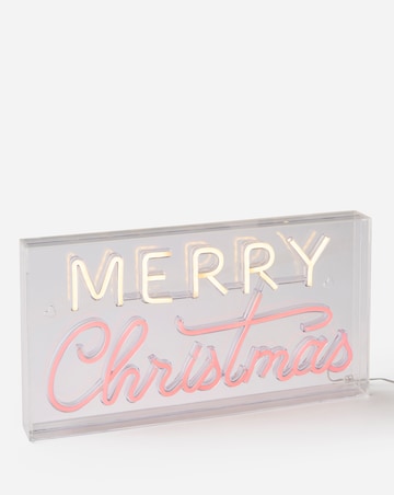 Merry Christmas Neon Sign