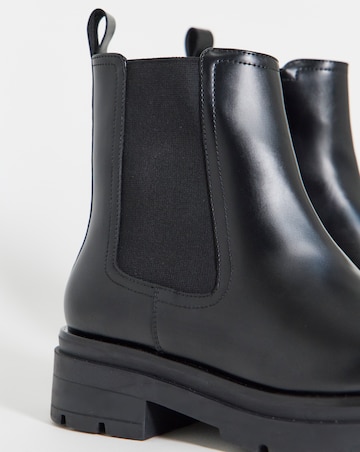 Domino Chunky Chelsea Ankle Boots - Extra Wide Fit (EEE)