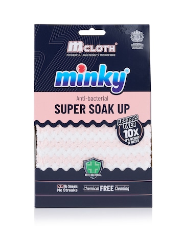 Minky Storage Caddy with Super Soak Up Cleaning Cloth Bundle