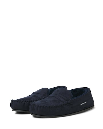 Jack & Jones Mark Moc Toe Slipper - Navy