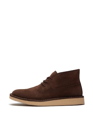 Timberland Millcraft Suede Mid Lace Up Boot - Dark Brown