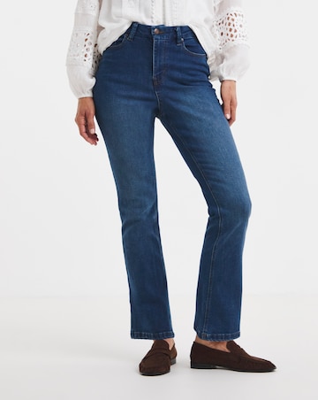 Mid Blue Superstretch Bootcut Jeans