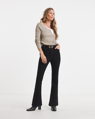 Black Authentic Bootcut Jeans