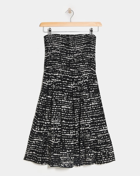 Value Shirred Mini Beach Dress