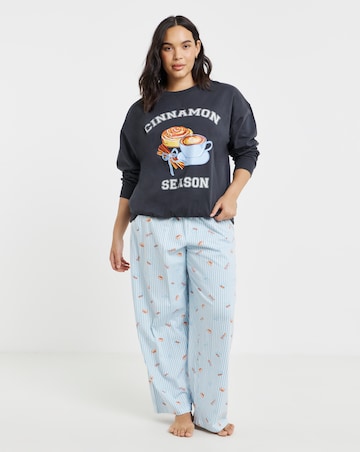 Pretty Secrets Cinnamon Season Graphic Pyjama Set