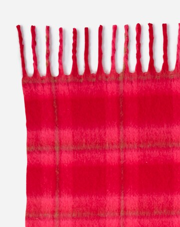 Faux Mohair Checked Throw