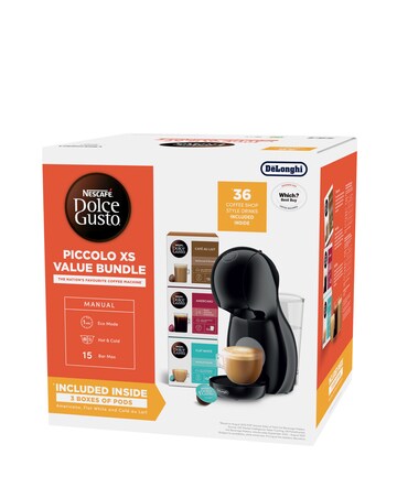 De'Longhi NESCAFE Dolce Gusto Piccolo XS Manual Coffee Machine by DeLonghi
