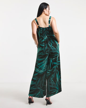 Wide Leg Strappy Jumpsuit