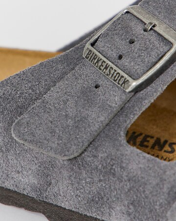 Birkenstock Classic Suede Arizona Sandals - Charcoal