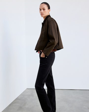 Mango Corduroy Collar Jacket