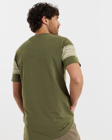 Placement Stripe T-Shirt Long