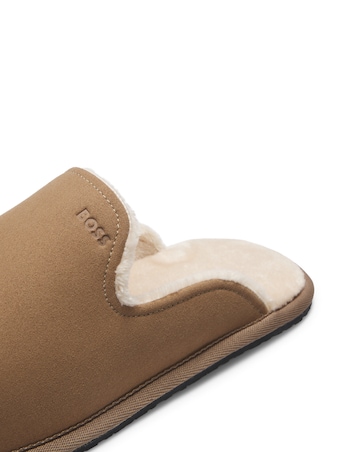 BOSS Lined Muled Slipper - Tan