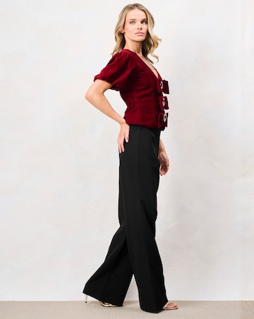 Hope & Ivy The Kia Embellished Top