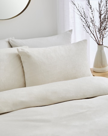 Plain Plush Fleece Duvet Cover Set