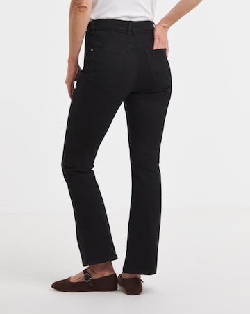 Black Superstretch Bootcut Jeans