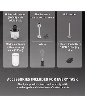 CASO Click & Mash Cordless Hand Blender