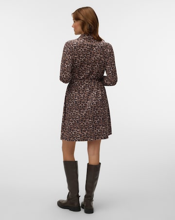 Vero Moda Short Belted Print Shirt Dress