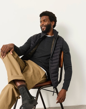 FatFace Rye Crew Neck - Charcoal Grey