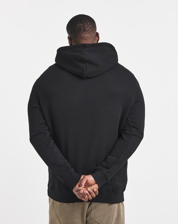 Jack & Jones Toronto Embroidered Logo Sweat Hoody - Black