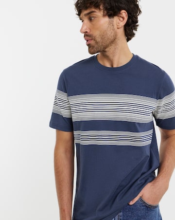Placement Stripe T-Shirt Long