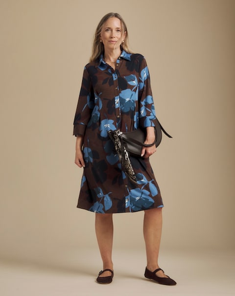 Julipa Printed Swing Dress