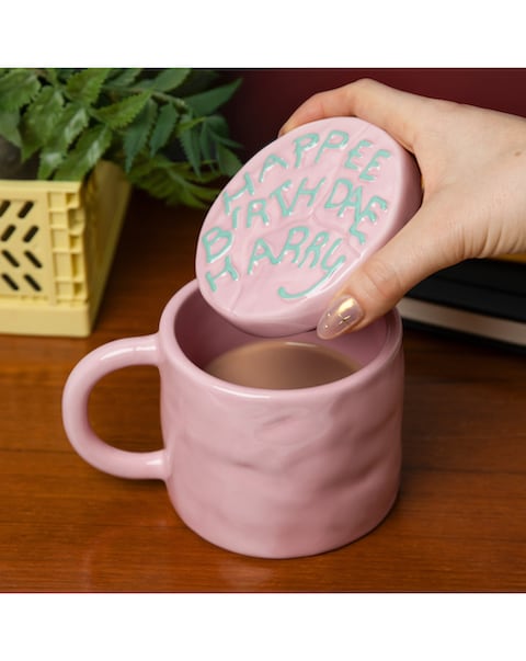 New In - Happee Birthdae Cake Mug with Lid