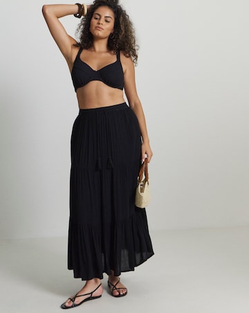 Beach To Beach Tiered Beach Skirt